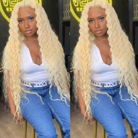 HD Glueless Pre-Plucked Human Hair Wig Brazilian Blonde