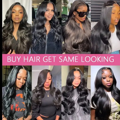 Cambodian Hair Body Wave One Donor Human Hair Wigs 220% Density