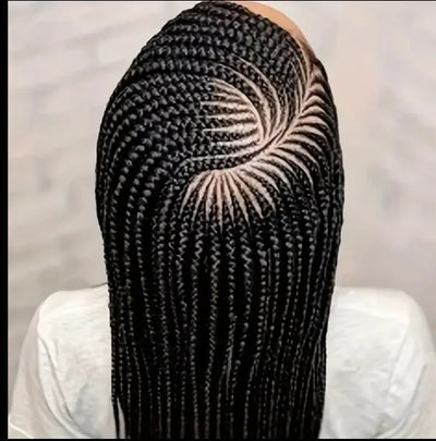 Wholesale Full Lace Braided Synthetic Hair Wigs Heat Resistant Synthetic Lace Front Hair Wigs 36"
