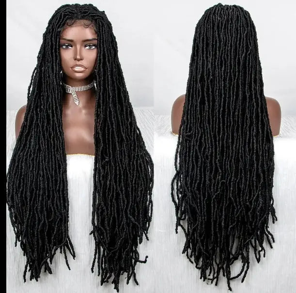 38 Inches Long Pre Twisted Goddess River Locs Braids Wig.
