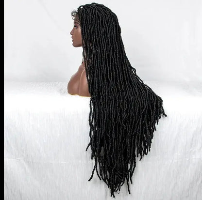 38 Inches Long Pre Twisted Goddess River Locs Braids Wig.