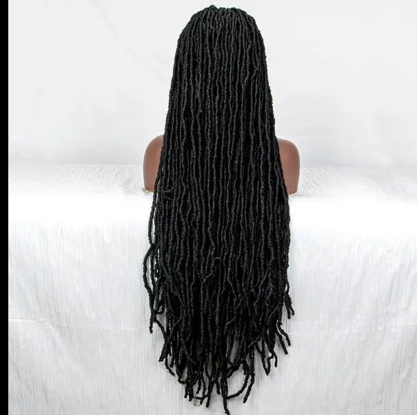 38 Inches Long Pre Twisted Goddess River Locs Braids Wig.