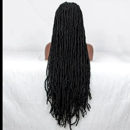 38 Inches Long Pre Twisted Goddess River Locs Braids Wig.