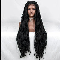 38 Inches Long Pre Twisted Goddess River Locs Braids Wig.
