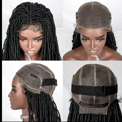 38 Inches Long Pre Twisted Goddess River Locs Braids Wig.