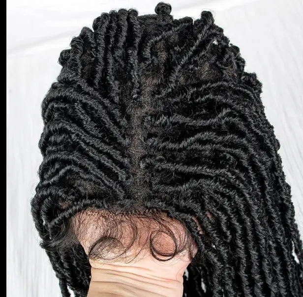 38 Inches Long Pre Twisted Goddess River Locs Braids Wig.