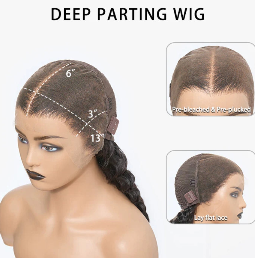 150 Density 13x6 Glueless Lace Front Wig Body Wave Natural Black 18 To 26 Inches - Celebrity Hair & Beauty