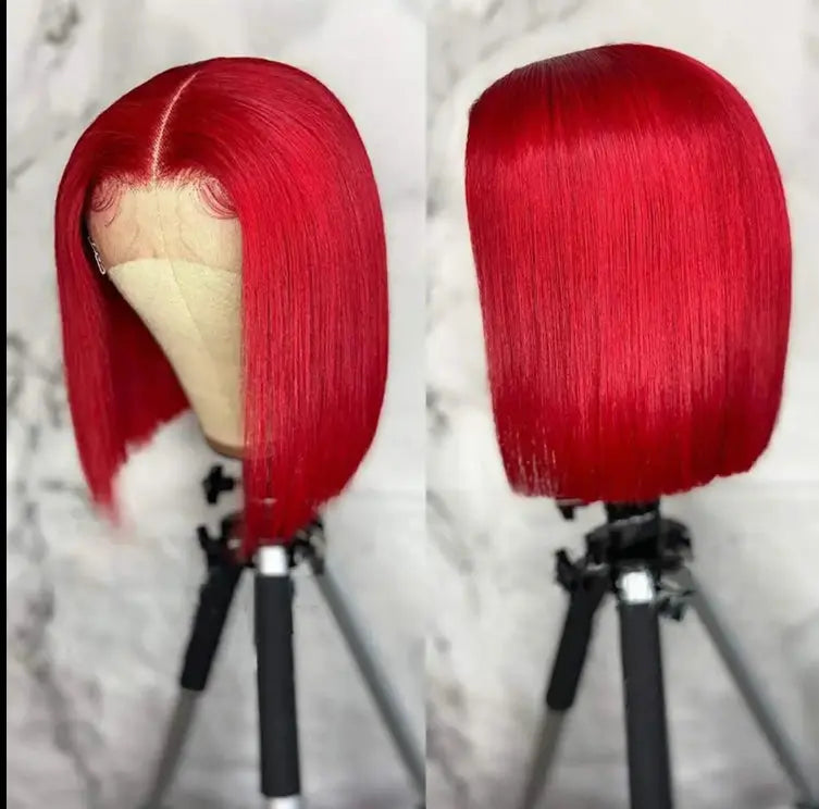 Glamour Hair Sexy Red Bob – Vibrant Color and Trendy Style offers a stunning look for any occasion with eye-catching boldness.