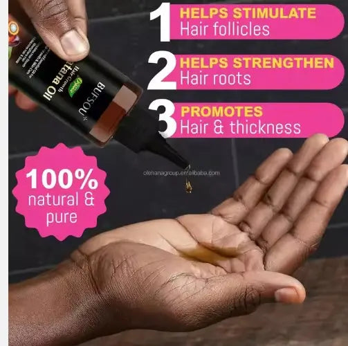Natural Organic Raw 100% Batana Essential Oil Castor Rosemary Batana Oil for Hair Growth