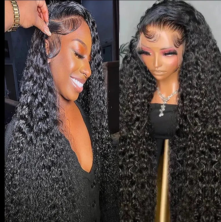 200% Density Ready Go Glueless 13x6 Wave Wigs, 100% Human Hair, natural hairline, effortless styling