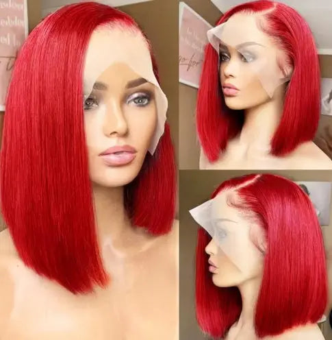 Bob Sale 13x4 Transparent Lace Front Human Hair Wig Celebrity Hair & Beauty