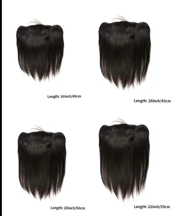 Celebrity Hair & Beauty Frontal Lace Transparent 13x4 Straight Lace Closure Brazilian Human Hair – Natural Look Seamless Blend Celebrity Hair & Beauty