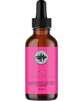 Hair Growth Oil With Grape Seed Ginseng And Ginger For Stronger Hair.