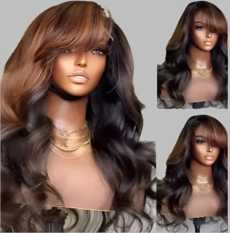 5X5 HD Human Hair Lace Front Wig 22 Inch 220 Density
