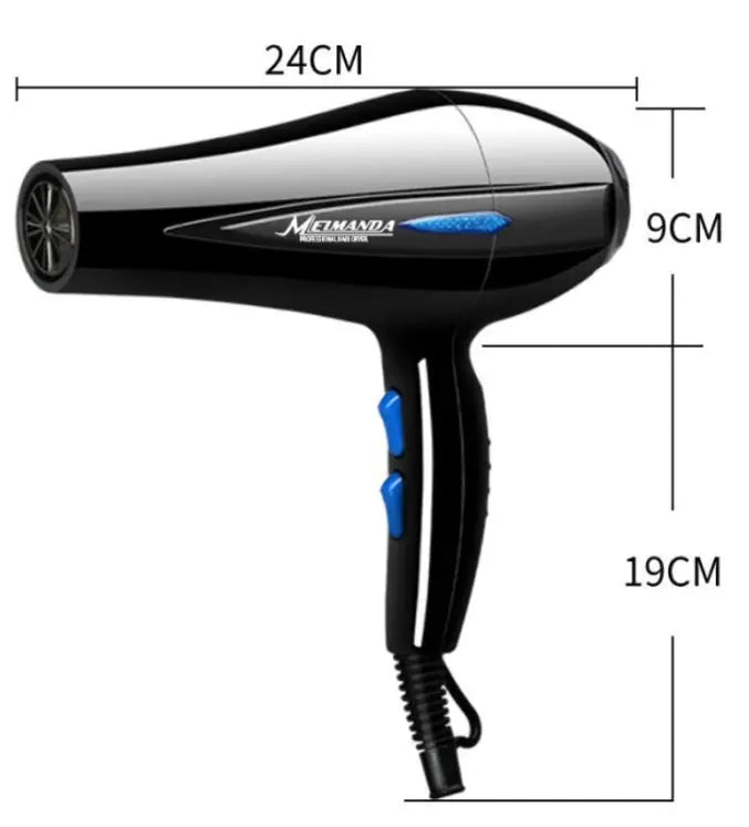 Hair Dryer for Travel & Home Lightweight Ionic Hair Blow Dryer With 12 Accessories Celebrity Hair & Beauty