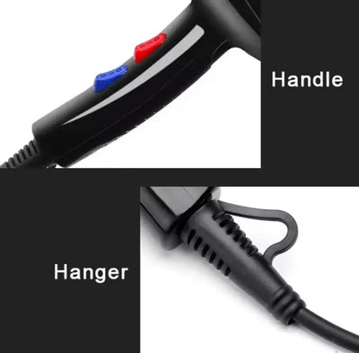 Hair Dryer for Travel & Home Lightweight Ionic Hair Blow Dryer With 12 Accessories Celebrity Hair & Beauty