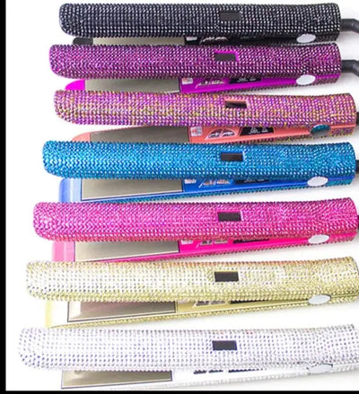 Modern Bling Diamond 470F Hair Iron Hair Straightener Celebrity Hair & Beauty