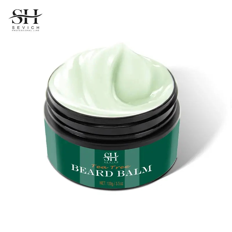 Beard Growth Kit For Men Tea Tree Hair Enhancer Thicker Beard Care Oil Nourishing Moisturizing Beard Conditioner Anti Hair Loss Celebrity Hair & Beauty