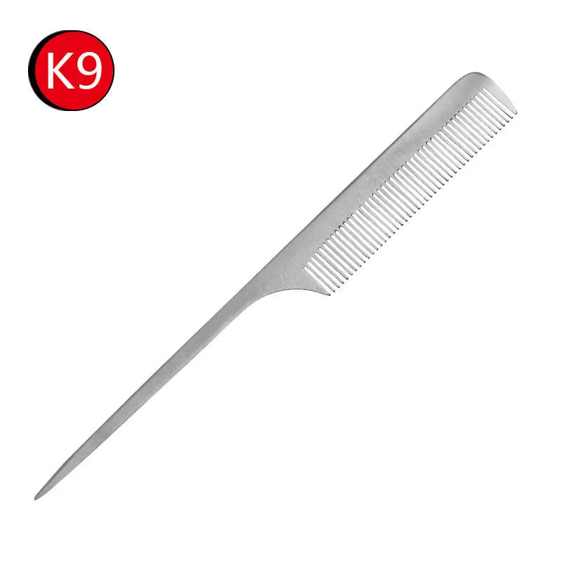 Stainless Steel Hair Salon Professional Hair Cutting Comb K9