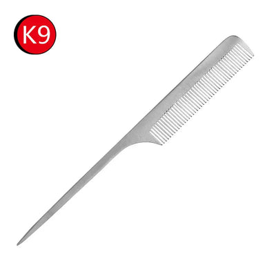 Stainless Steel Hair Salon Professional Hair Cutting Comb K9