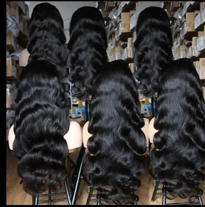 Cambodian Hair Body Wave One Donor Human Hair Wigs 220% Density