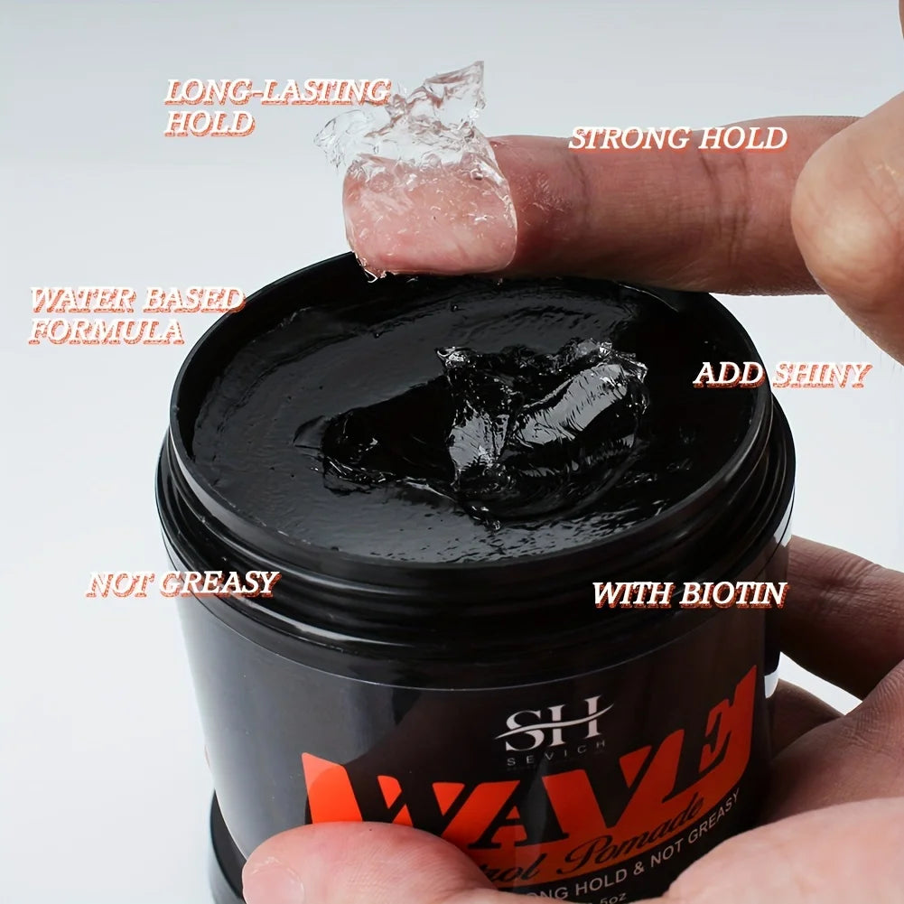 3.53oz Biotin Waves Control Pomade For Men Strong Hold