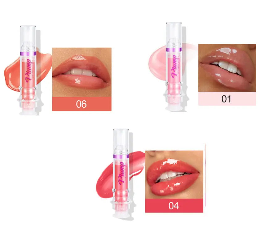 New Tube Lip Rich Lip Color Slightly Spicy Lip Honey Lip Glass Mirror Face Lip Mirror Liquid Lipstick 1 4 6color