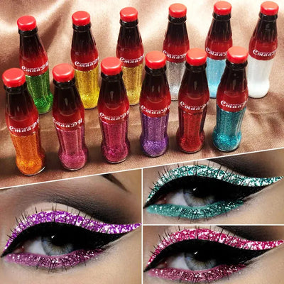 Glitter Liquid Eyeliner Waterproof Long Lasting Diamond Durable Shiny Sequins Eye Pencil