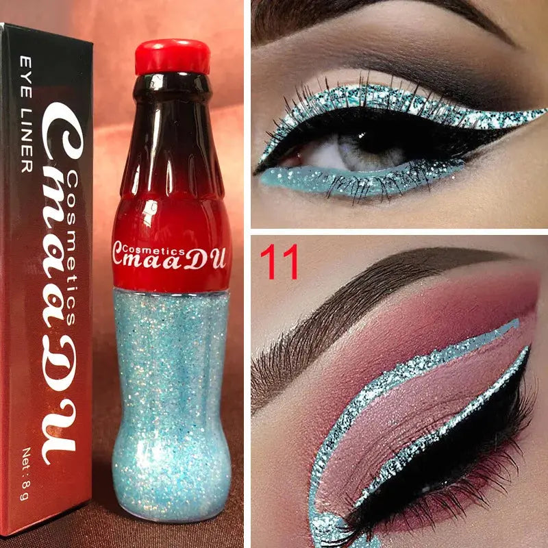 Glitter Liquid Eyeliner Waterproof Long Lasting Diamond Durable Shiny Sequins Eye Pencil 11