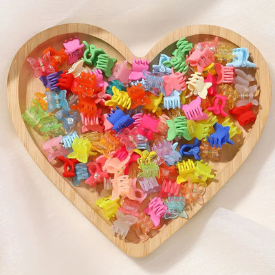 10/20/30Pcs New Colorful Butterfly Mini Hair Clip Accessories