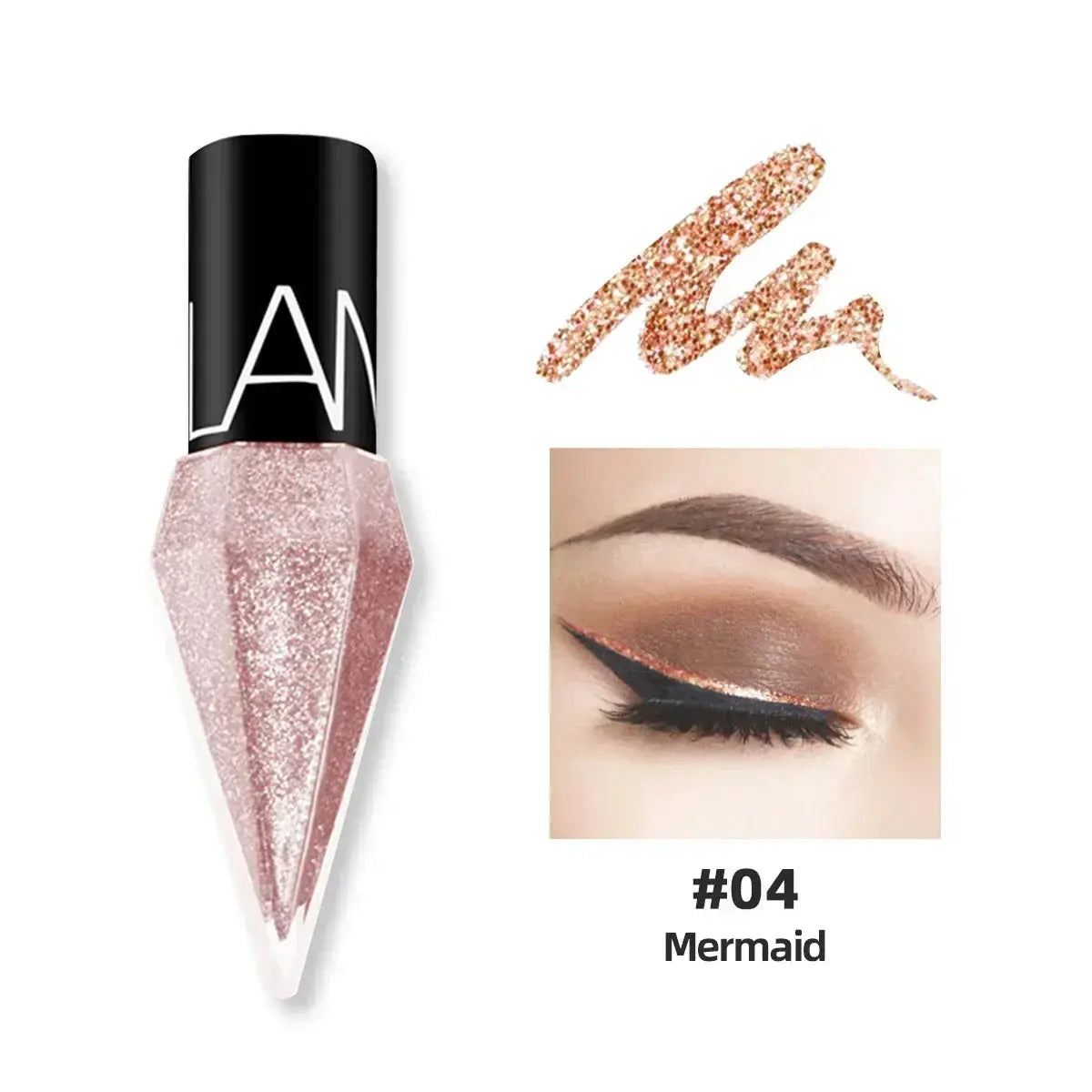 Sweat-proof Eyeliner 5-color Liquid Eye Shadow Maquillage Professional Makeup Tools Celebrity Hair & Beauty