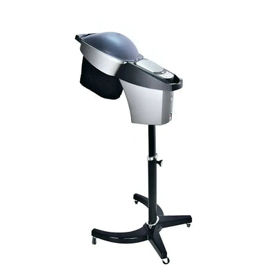 Hair Steamer Salon Micro Mister Hair Scalp Treatment Dye Perm Barber Shop Red Blue Light for Black Hair Natural with Wheels