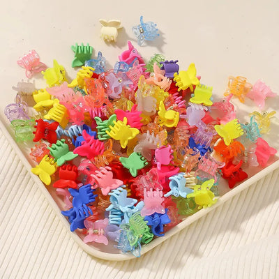 10/20/30Pcs New Colorful Butterfly Mini Hair Clip Accessories