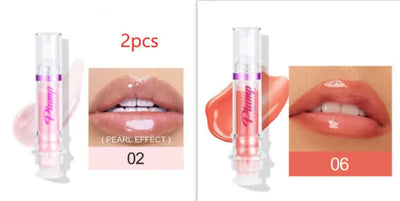 New Tube Lip Rich Lip Color Slightly Spicy Lip Honey Lip Glass Mirror Face Lip Mirror Liquid Lipstick Set12