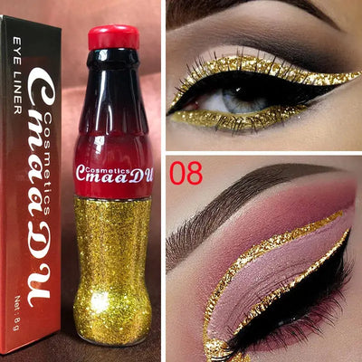 Glitter Liquid Eyeliner Waterproof Long Lasting Diamond Durable Shiny Sequins Eye Pencil 08