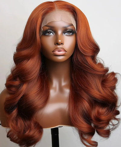 13X4 HD Lace 200 Density Frontal Pre-plucked Bleached Knots Loose Curl 22