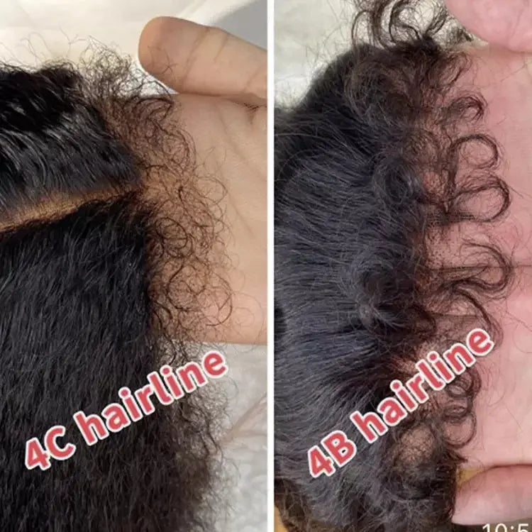 Raw Indian Natural Lace Front Curly Wig, Short Human Hair Lace Frontal Wig Curly 14 inch 13X4.