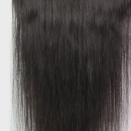 Celebrity Hair & Beauty Frontal Lace Transparent 13x4 Straight Lace Closure Brazilian Human Hair – Natural Look Seamless Blend.