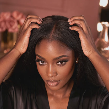 Raw Kinky Straight K Tip Hair Bundles Keratin Tipped Ends