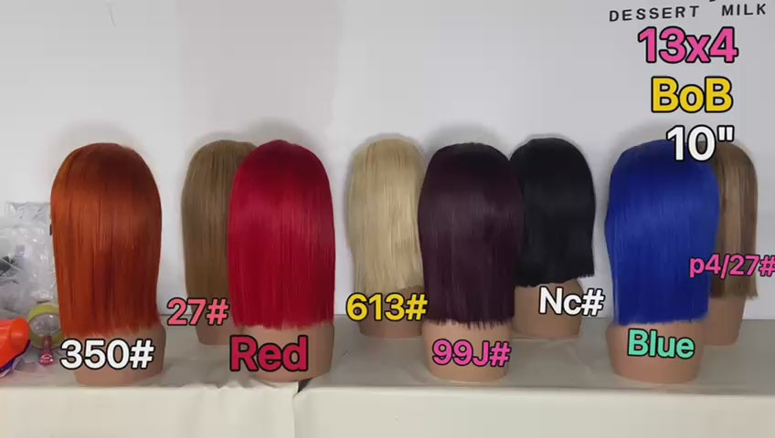 Bob Sale 13x4 Transparent Lace Front Human Hair Wig