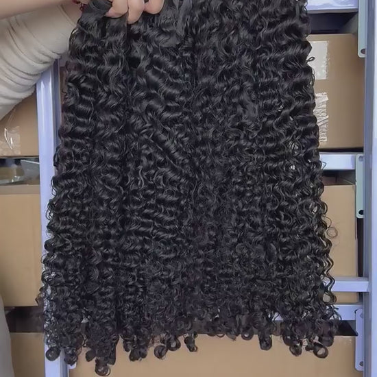 Raw Vietnamese Eurasian Curly 100% Drawn.