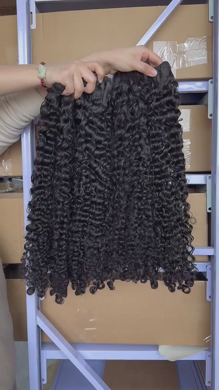 Raw Vietnamese Eurasian Curly 100% Drawn.